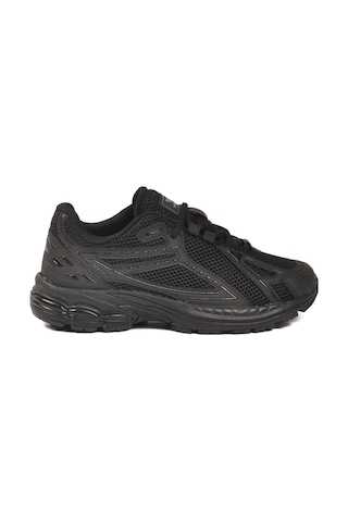 Walkway Siyah Fileli Hafif Esnek Hafızalı Taban Unisex Spor Ayakkabı Ruth G Siyah
