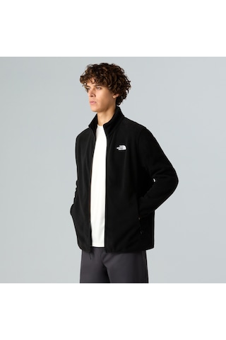 The North Face M Glacıer Fleece Jacket Erkek Kaban Nf0a8d0rjk31 Nf0a8d0rjk31 Siy Siyah