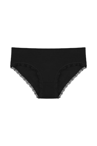 5'li Özel Viskon Kadın Külot 3195sd2 Siyah