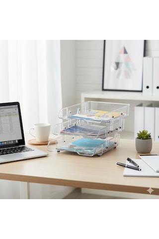 Hareketli Evrak Rafı 3'lü
