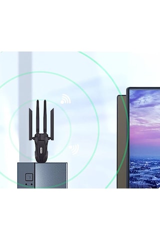 Go-des Gd-wps015 Wi-fi Usb Adaptörü 900mbps Siyah