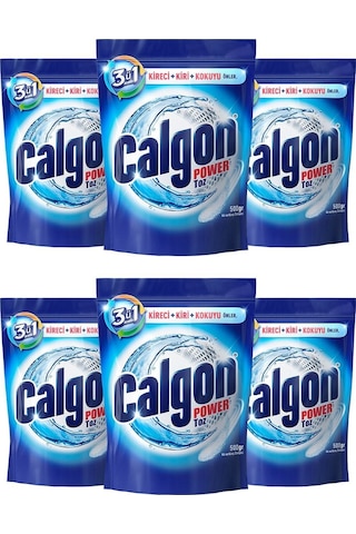 Calgon Çamaşır Makinesi Kireç Önleyici Toz 500 Gr X 6 Adet
