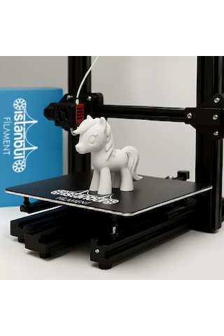 İstanbul Filament 3d Baskı Pla Filament Beyaz 1 Kg Ø 1,75mm 0,05 Mm Bambu Lab Uyumlu 1.75mm