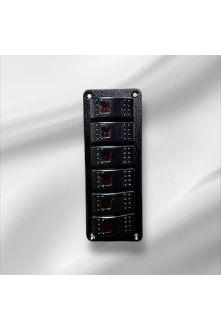 Panel Tekne 6,lı Switch Panel Estetik Görünüm