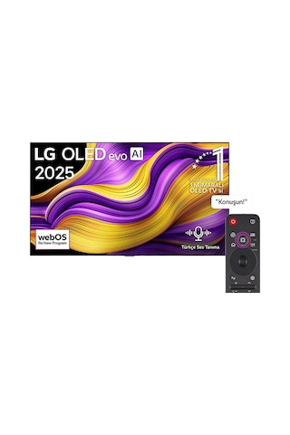 LG OLED65G55LW 65" 165 Ekran 4K 165Hz Smart AI TV AI Sihirli Kumanda webOS25 OLED evo TV