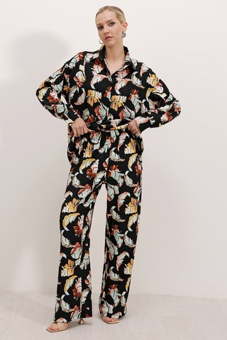 Örme İkili Takım - Siyah 001