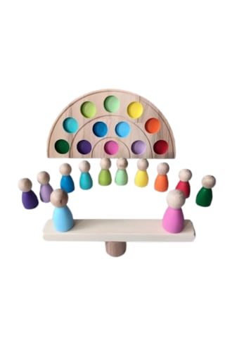 Moccotoys Peg Bebek Ve Gökkuşağı Tabla Eşleştirme 12'lii Insan Fi