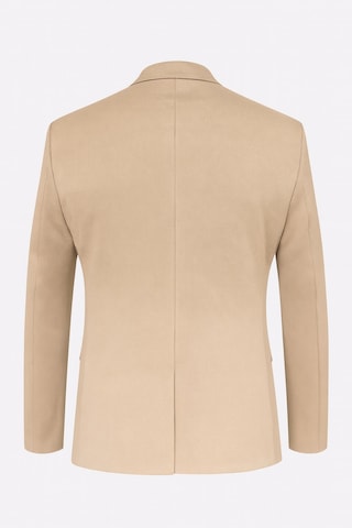 Vizon Erkek Blazer Ceket Esnek Comfort Kumaş, İtalyan Kesim, Tek Düğmeli Slim Fit Şık Model Vizon