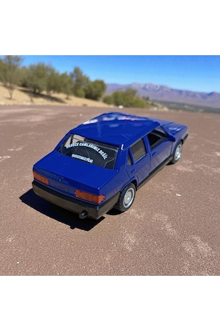 Nostaljik Metal Çek Bırak Mavi Tofaş Şahin Araba Kapılar Açılır Diğer