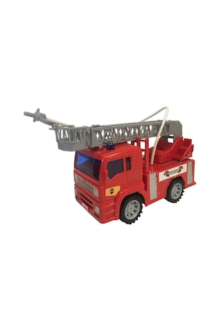 Su Atan Işıklı İtfaiye Arabası Oyuncak 1:20 Ölçek Sürtmeli Püskürten İtfaiye Kamyonu Çok Renkli