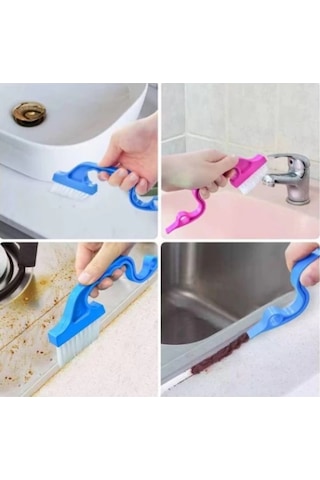 Kenar Temizleme Fırçası Ve Kazıyıcı Renkli