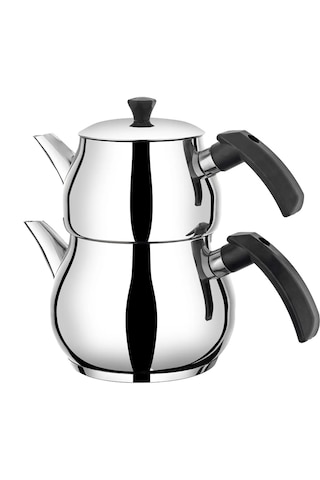 Yunusoğlu Home Antonio Midi Boy Siyah Çaydanlık Takımı