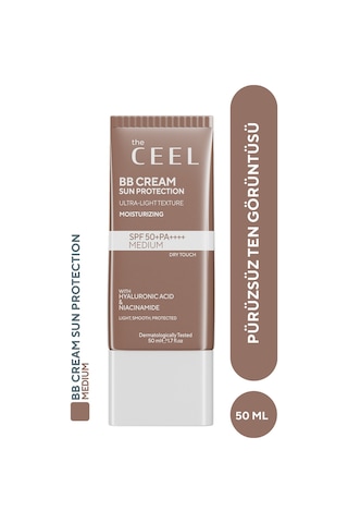 The Ceel BB Krem Medium SPF 50+ PA++++ Güneş Korumalı Leke Karşıtı ve Nemlendirici Etkili 50 ml