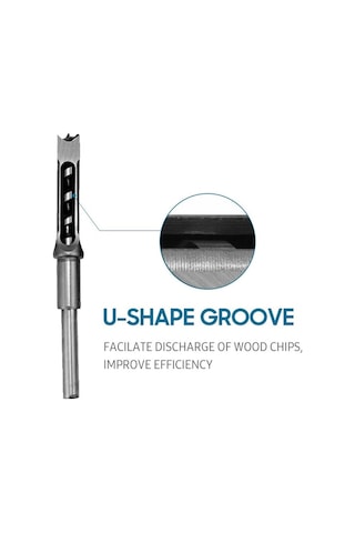 Xinxin Kare Delik Matkap Ucu Ağaç İşleme Delik Testere 5 Adet