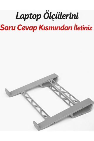 Özel Tasarım Laptop Standı V2 Ayarlanabilir Ergonomik Laptop Yükseltici Havalandırmalı Stand