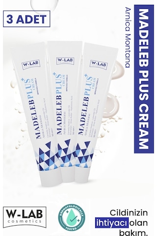 W-Lab Cosmetics Madeleb Plus Krem 3 Lü Paket