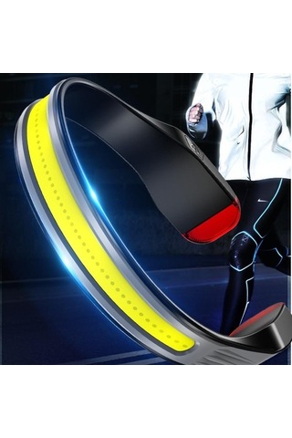 Novahub Usb Şarjlı Far, 15w Led, Kamp Ve Hiking İçin Çok Fonksiyonlu Kafa El Feneri, Beyaz Ve Kırmızı Işık, Su Geçirmez, Paket A Çok Renkli