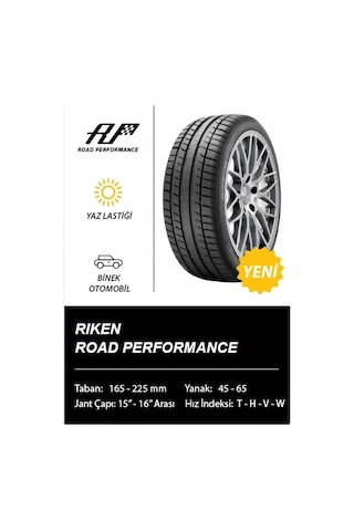 Riken 205/50R16 87V Road Performance Yaz Lastiği 2024