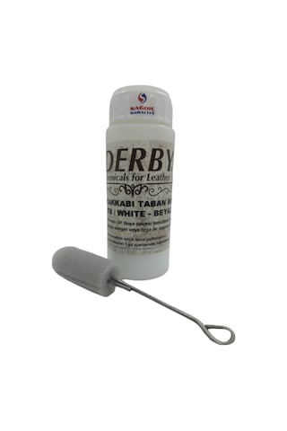 Derby Spor Ayakkabı Beyaz Taban Boyası 100 ML Beyaz