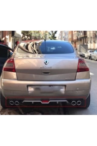 Renault Megane 2 Difüzör Çift Egzoz Görünümlü