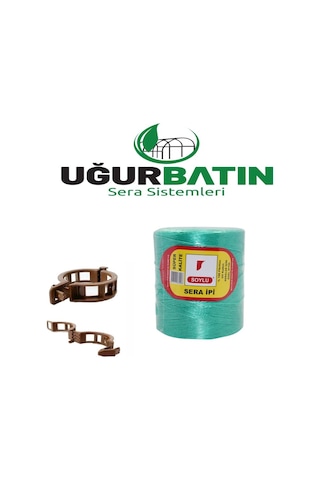 Sera İpi 1 Kg Ve Bitki Klipsi 250ad Domates Kelepçesi