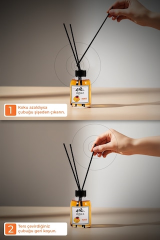 Ilgaz Reed Diffuser Oda Kokusu Bambu Çubuklu Tropikal Mango 110 ML