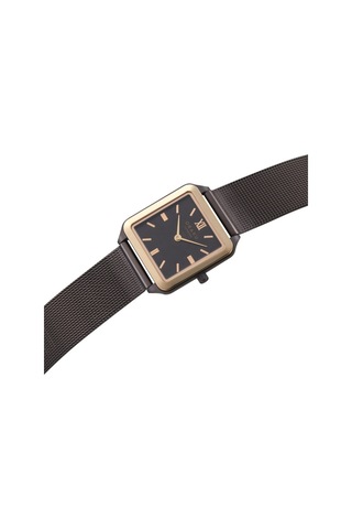 Obaku Denmark V309lxxnmn Quartz Hasır Kahverengi 26 Mm Kadın Kol Saati Rose Gold