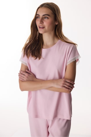Penti Pembe Pink Pamuklu Kapri Pijama Takımı