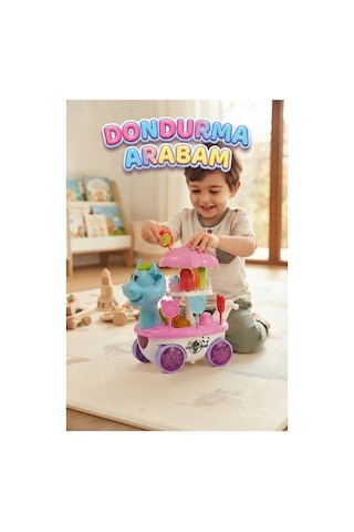 Tıfıl Toys Sesli Işıklı Benim Dondurma Arabam Evcilik Oyuncağı
