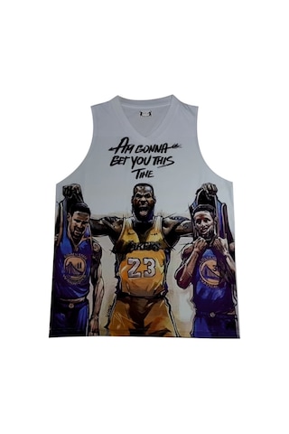 Lebron James Robot İllustrator Dijital Baskı Siyah