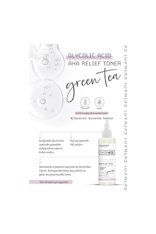 Skin401 Glikolik Asit Aha Aydınlatıcı Etkili Leke Karşıtı Tonik 200 ML