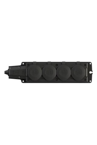Ne - Ad 1 x 16 A Monofaze Kauçuk Grup Priz 4'lü