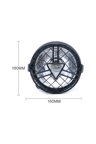 Motosiklet Ok Ucu Retiküler Retro Lamba Cg125 / Gn125 İçin Led Far Modifikasyon Aksesuarları Beyaz