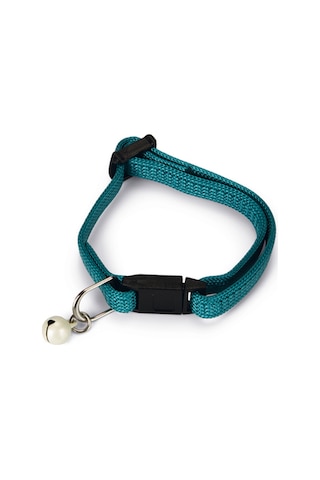 Hnrlıshp Beeztees Yavru Kedi Boyun Tasması, Zilli, Yeşil, 15-22cm