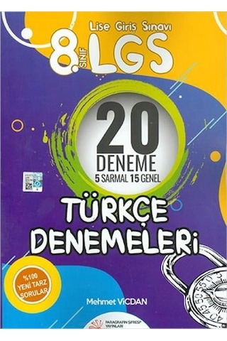 Paragrafın Şifresi 8. Sınıf Lgs 20 Deneme 5 Sarmal 15 Genel Deneme Yeni