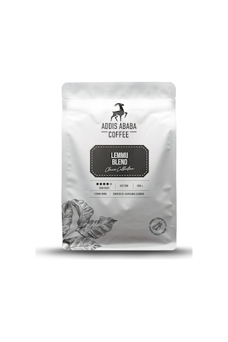 Addis Ababa Coffee - Lemmu Blend - Dark Roast - Espresso Kahve - 1 KG