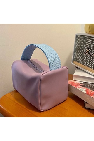 Kozmetik Su Geçirmez Saklama Çantası Şeker Rengi Çanta, A Pembe