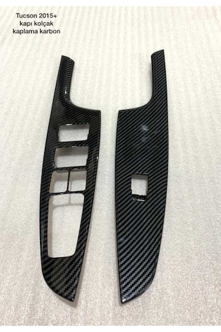 Hyundai Tucson Kapı Kolçak Kaplama - Karbon (499630473)