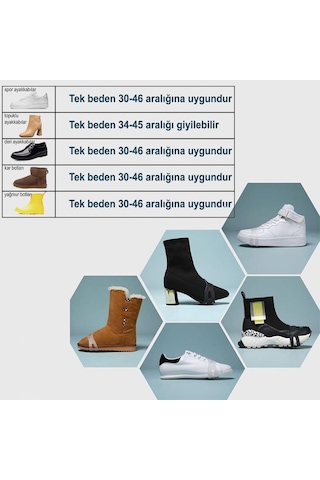 Sunup Sn-29279 Karda Kayma Önleyici Ayakkabı Aparatı Siyah
