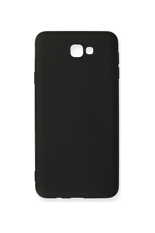 Samsung Samsung Uyumlu Galaxy J7 Prime Kılıf Nano İçi Kadife Silikon - Siyah