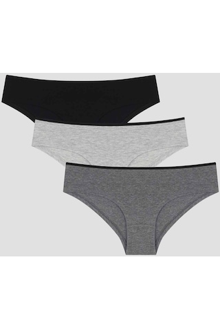 Black Tones 3lü Hipster Külot Çok Renkli