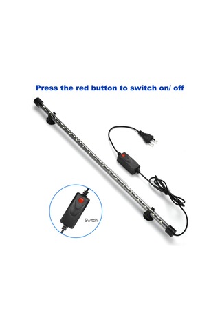 Singree Parlak Led Akvaryum Aydınlatma Lambası - 30 Led, 10w, 48cm, Avrupa Fişi Çok Renkli