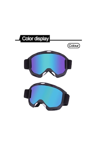 Uv Koruyucu Motosiklet Gözlüğü - Rüzgar Geçirmez, Anti-fog, Ayarlanabilir Spor Gözlük