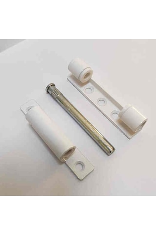 Evaplast Pvc Menteşesi 75mm Zamak Beyaz