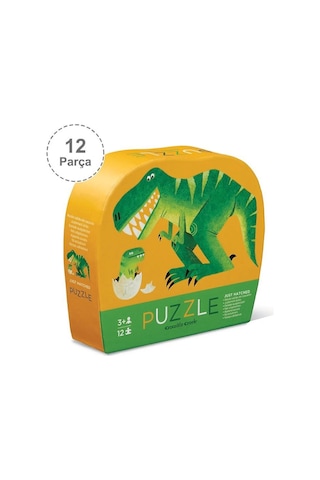 Crocodile Creek Mini Puzzle 12 Parça Dinozor Ve Yavrusu