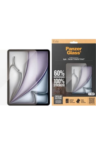 Panzerglass Apple Uyumlu iPad Air 11" 2025-2024 Uwf Uygulama Aparatlı Ekran Koruyucu