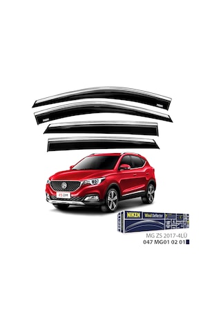 Mg Zs 2017- Sonrası Kromlu Cam Rüzgarlığı Niken 4'lü