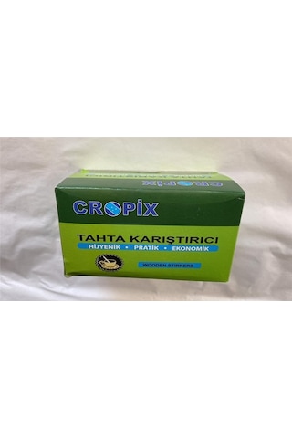 Cropix Ahşap Tahta Karıştırıcı 5 x 400'lü 10 CM