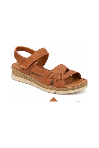 N Napa Shoe Np.2642.taba.deri Sandalet