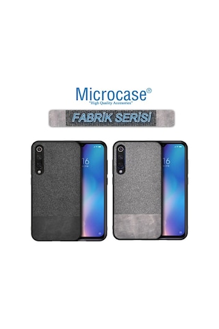 Xiaomi Mi Cc9E - Mi A3 Fabrik Serisi Kumas & Deri Desen Kilif 377840669